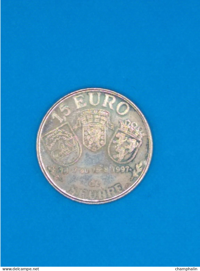 France - Euros Des Villes - 1.5 Euro De Seurre (21) - 14 Juillet Au 15 Août 1997 - Maison Bossuet - Euro Der Städte