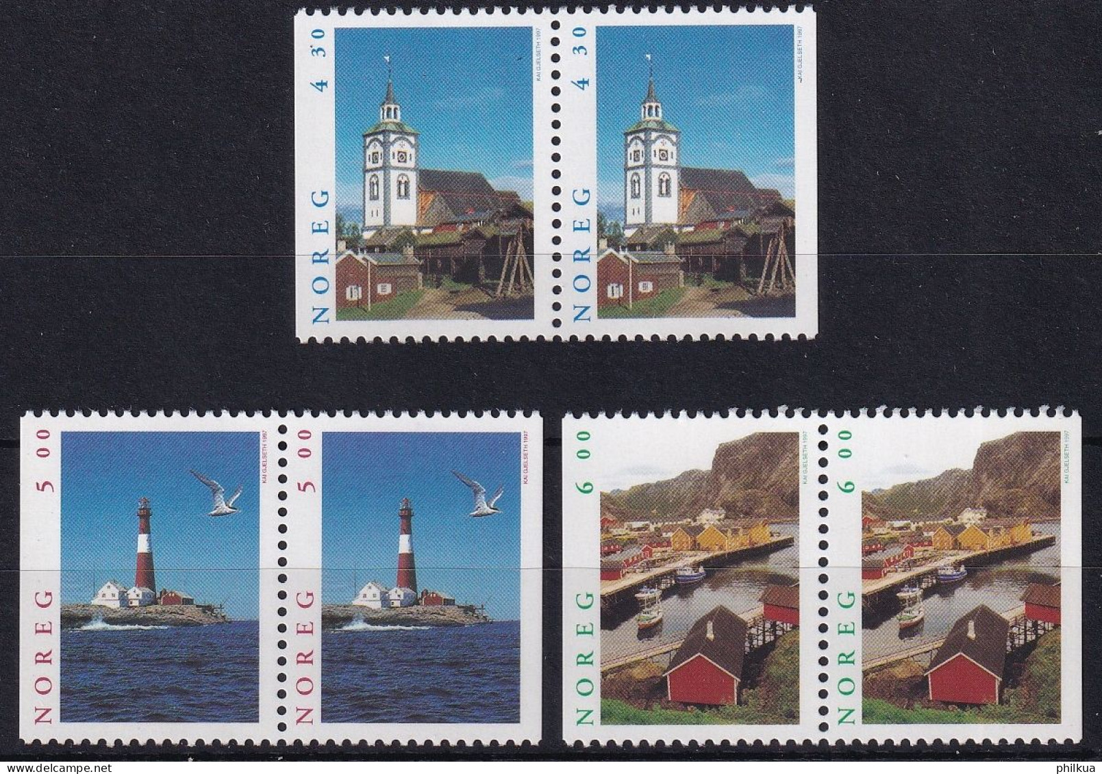 MiNr. 1246 - 1248 Norwegen       1997, 16. April. Tourismus - Postfrisch/**/MNH - Neufs