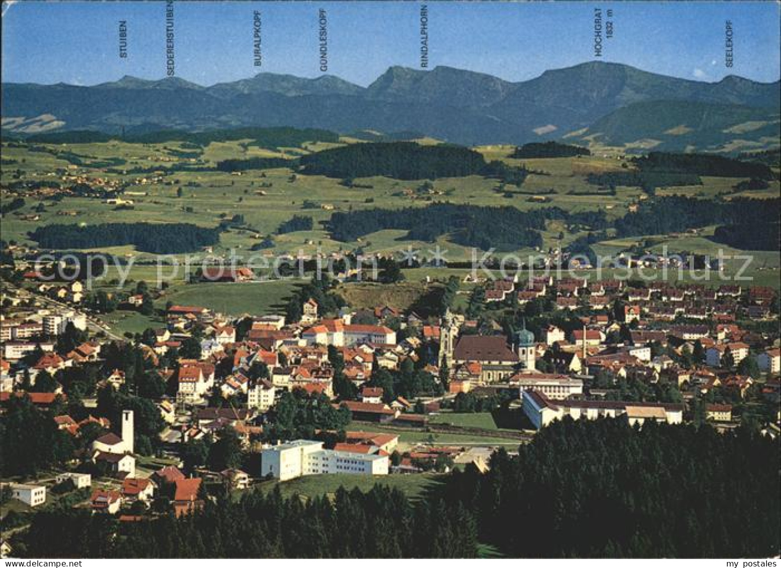 72241863 Lindenberg Allgaeu Fliegeraufnahme Stuiben Sedererstuiben Hochgrat  Lin - Lindenberg I. Allg.