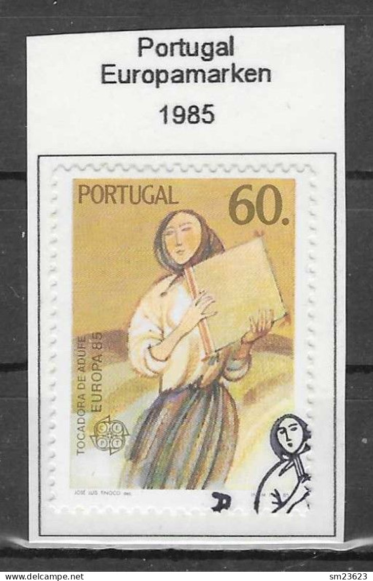 Portugal   1985  Mi.Nr. 1656 , EUROPA CEPT  Europäisches Jahr Der Musik - Gestempelt / Fine Used (o) - 1985