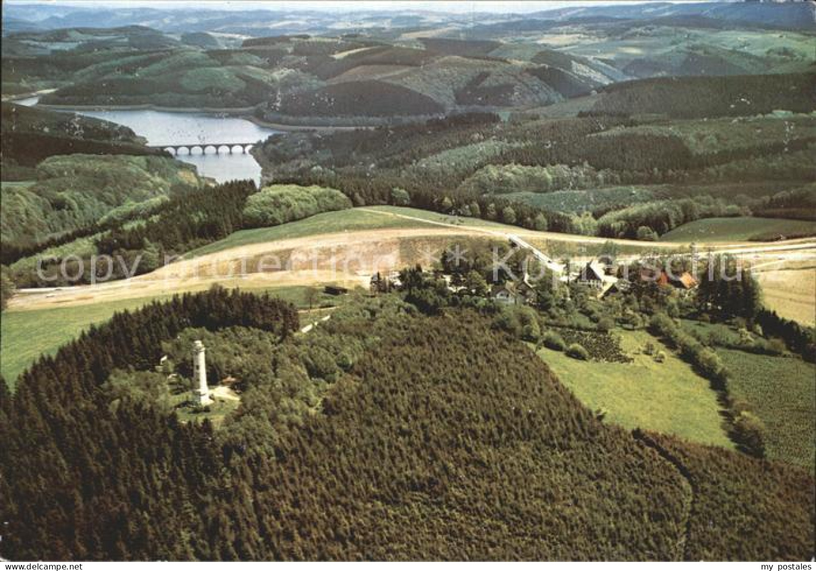 72240284 Luedenscheid Homert Aussichtsturm Versetalsperre Naturpark Fliegeraufna - Luedenscheid