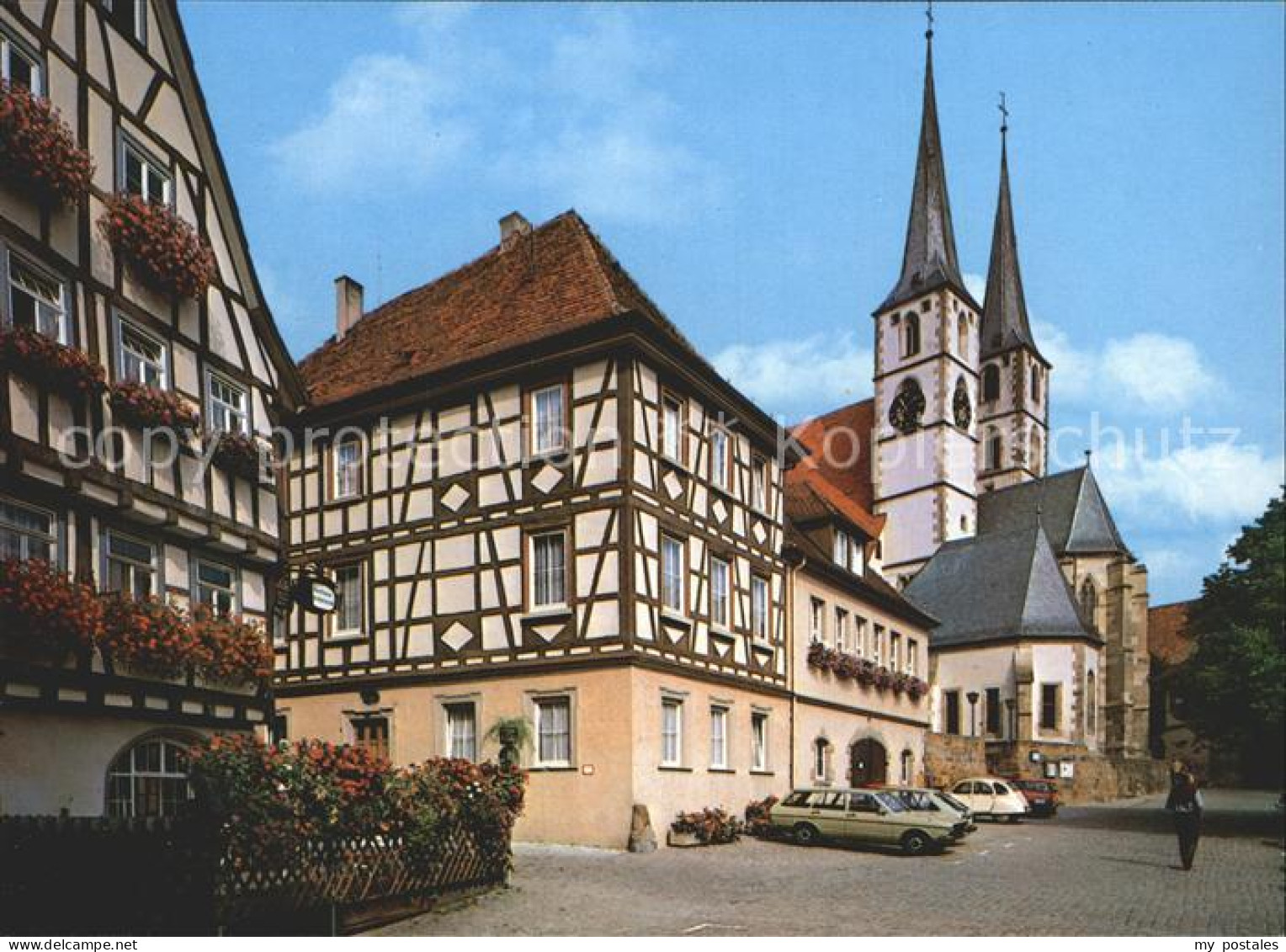 72240280 Bad Wimpfen Fachwerkhaeuser Evangelische Kirche Bad Wimpfen - Bad Wimpfen