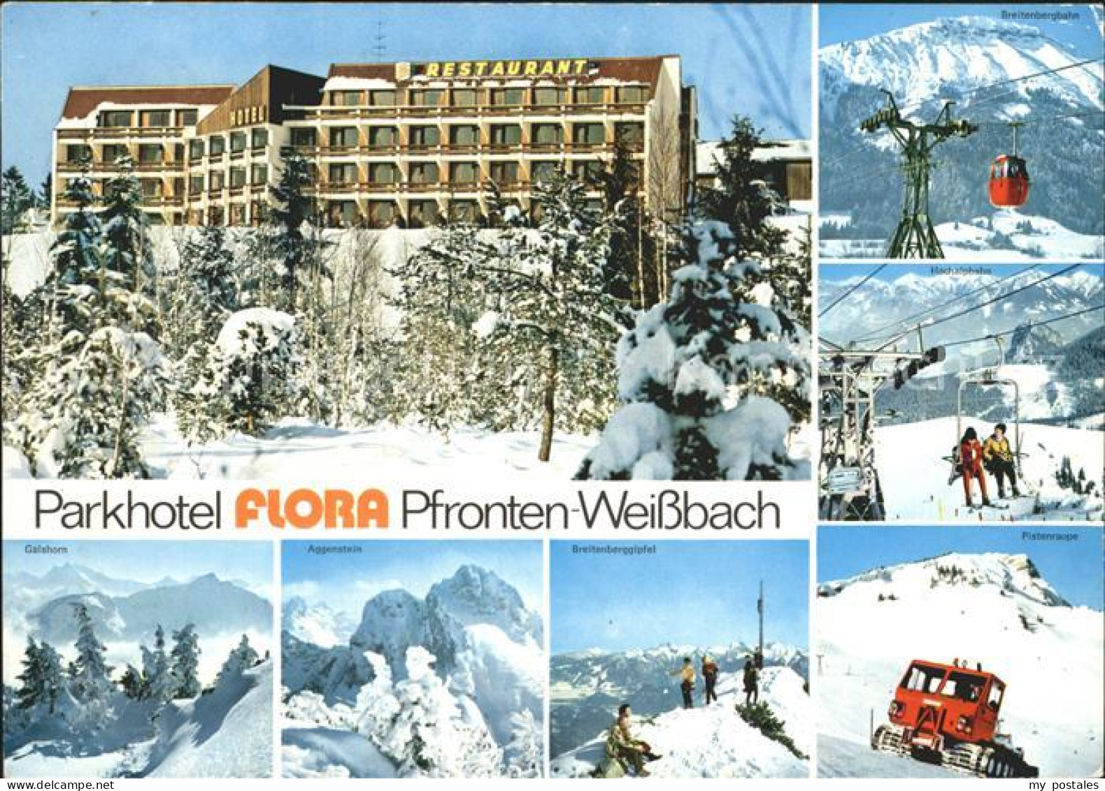 72240260 Weissbach Pfronten Parkhotel Flora Cafe Restaurant Wintersportplatz Alp - Pfronten