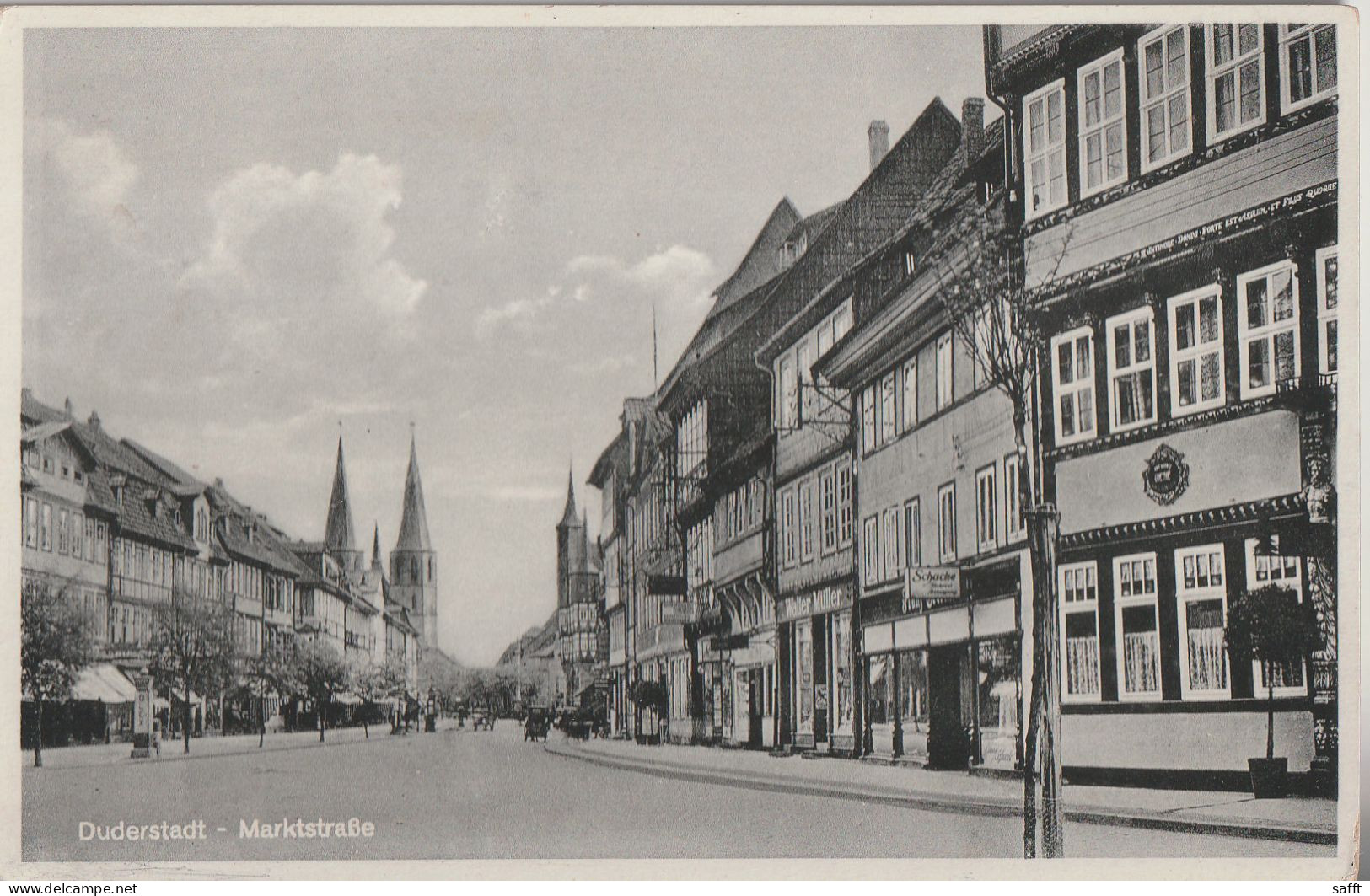 AK Duderstadt, Marktstraße 1935 - Duderstadt