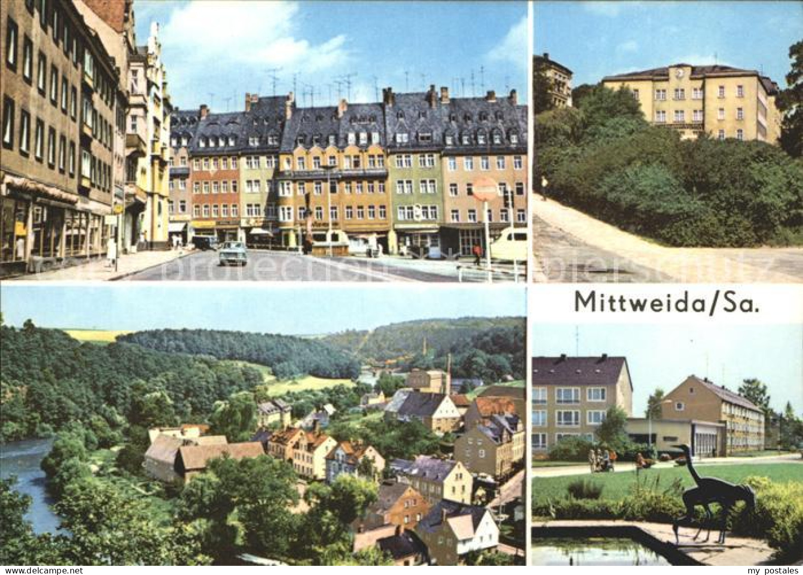 72239909 Mittweida Markt Ingenierhochschule Neudoerfchen Zschopau  Mittweida - Mittweida