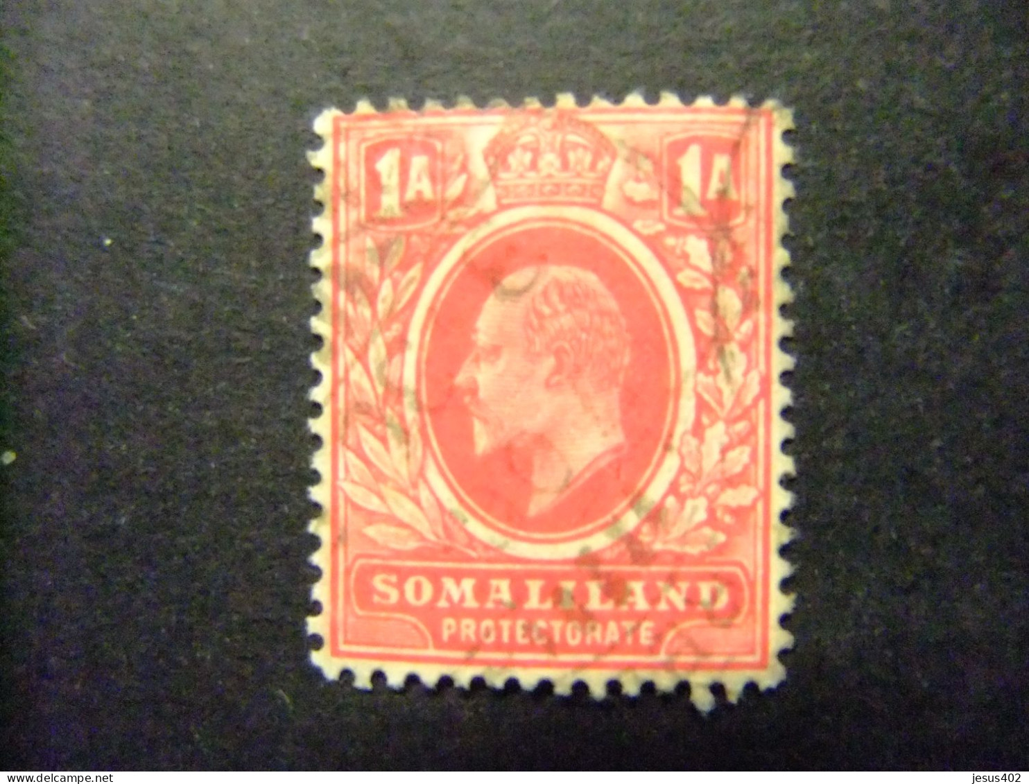 51 SOMALILAND 1909 REY EDOUARD VII YVERT 42 FU / SG 59 FU - Somaliland (Protectorate ...-1959)