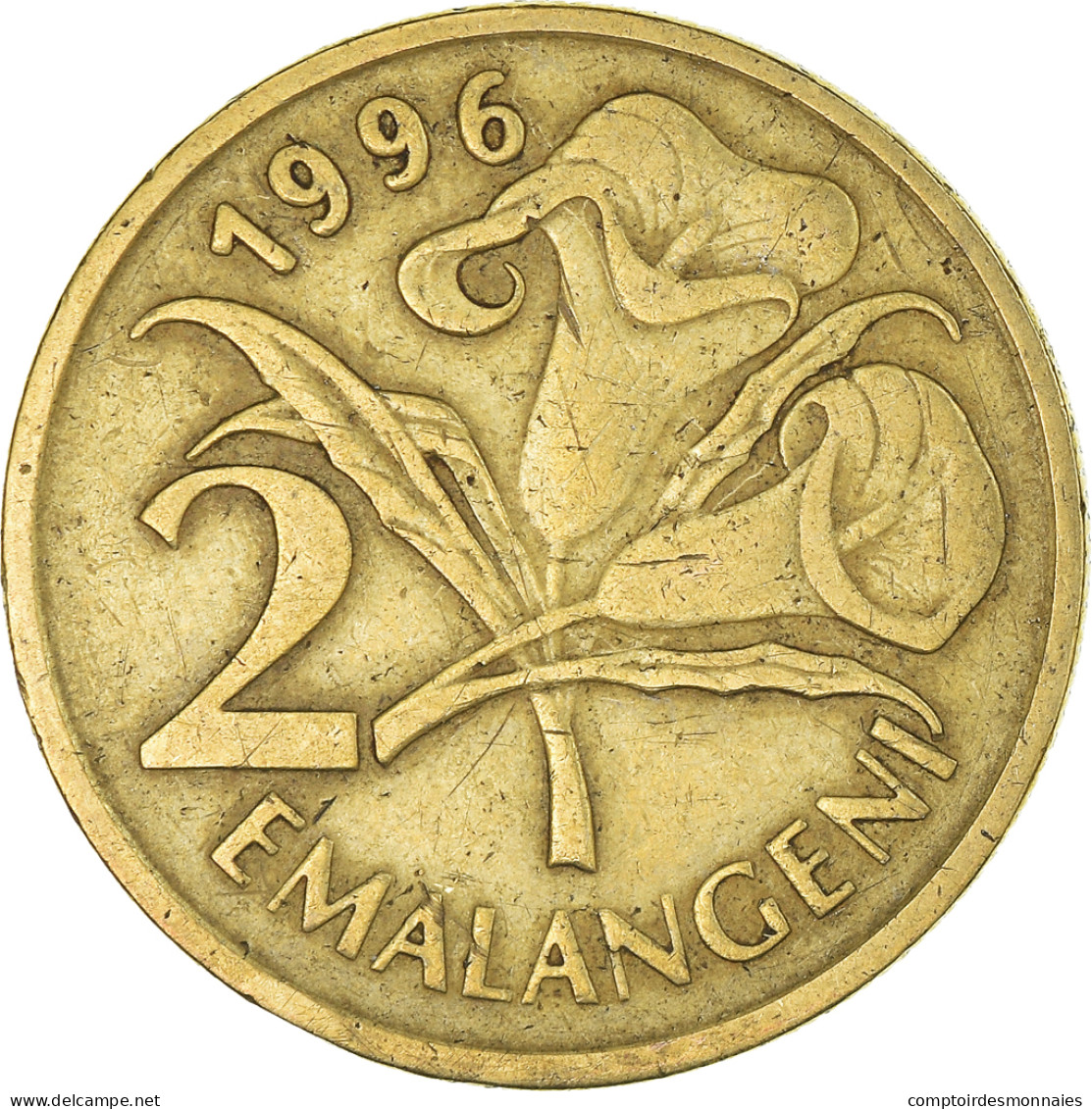 Monnaie, Eswatini, 2 Emalangeni, 1996 - Swazilandia