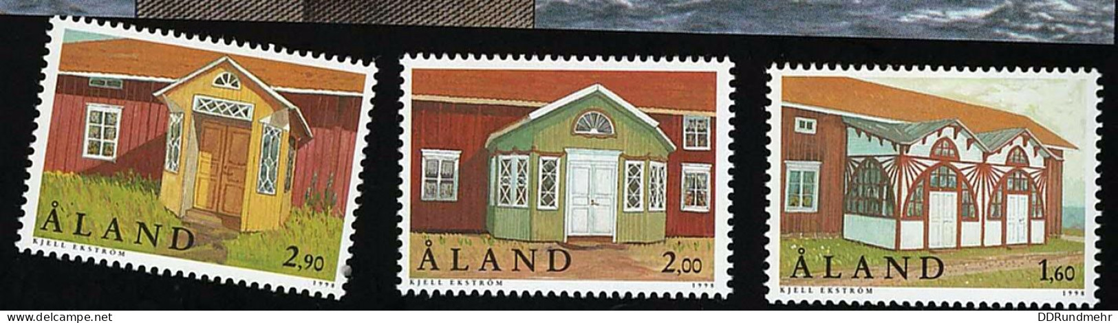 1998 Porches  Michel AX 145  - 147 Stamp Number AX 149 - 151 Yvert Et Tellier AX 146 - 148  Xx MNH - Aland
