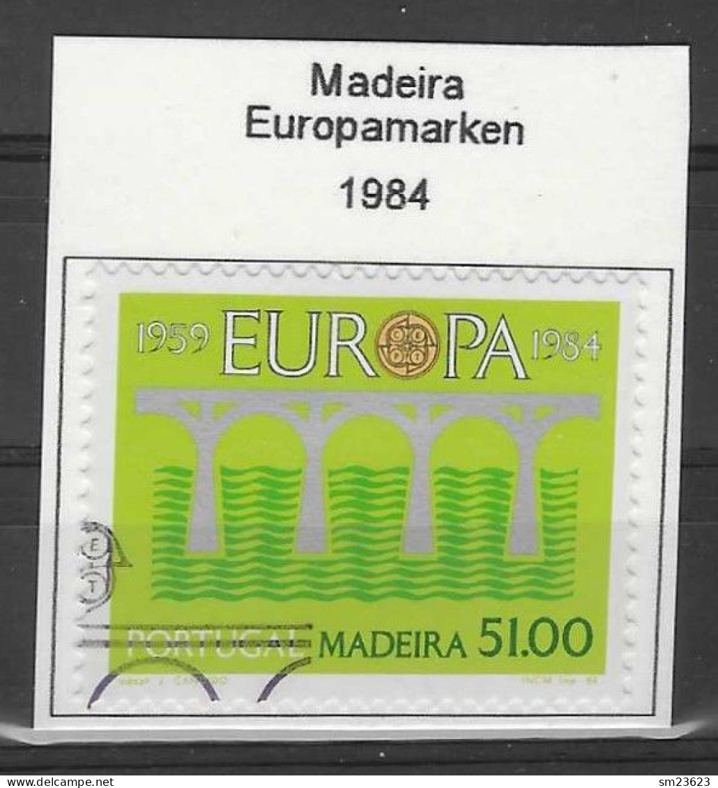 Portugal / Madeira  1984  Mi.Nr. 90 , Europa CEPT / Brücken - Gestempelt / Fine Used / (o) - Gebraucht