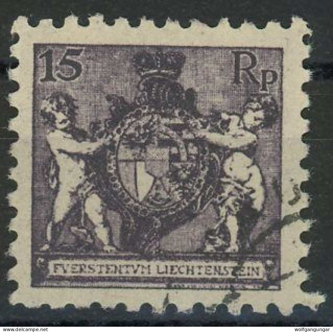 Liechtenstein 1921 Michel Nummer 52A Gestempelt - Gebruikt