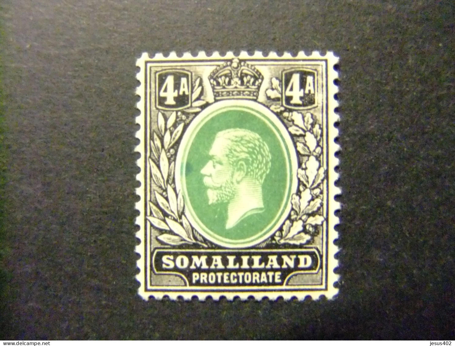 51 SOMALILAND 1912 REY GEORGE V YVERT 48 MH / SG 65 * MH - Somaliland (Protectoraat ...-1959)