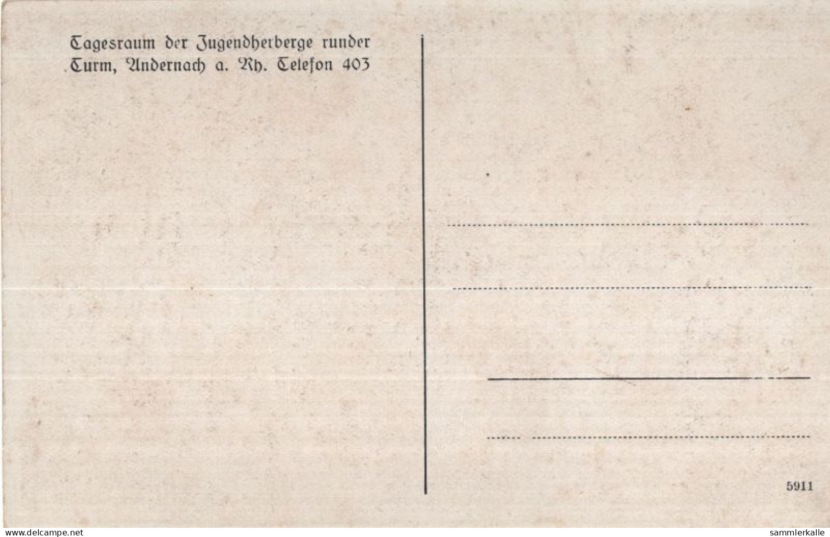 137445 - Andernach - Jugendherberge Runbder Turm, Tagesraum - Andernach