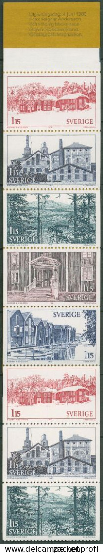 Schweden 1980 Hälsingland Bauwerke Markenheftchen MH 78 Postfrisch (C60577) - 1951-80