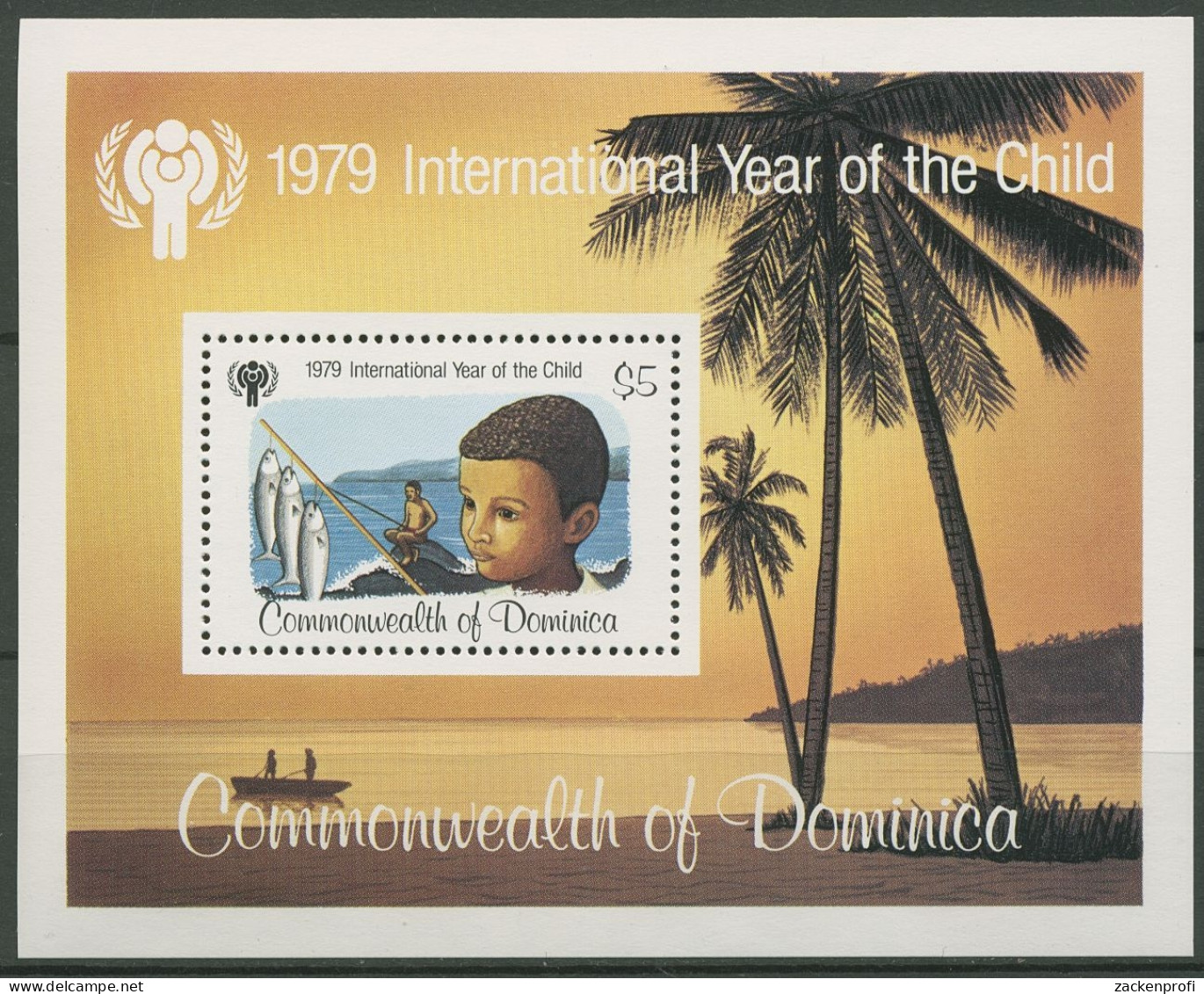 Dominica 1979 Jahr Des Kindes Block 55 Postfrisch (C94717) - Dominica (1978-...)