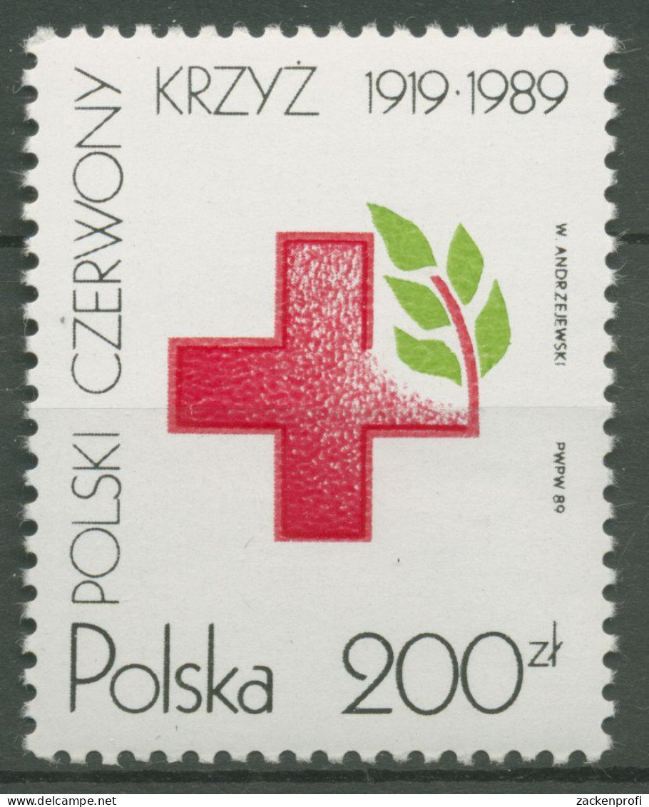 Polen 1989 Rotes Kreuz 3230 Postfrisch - Ongebruikt