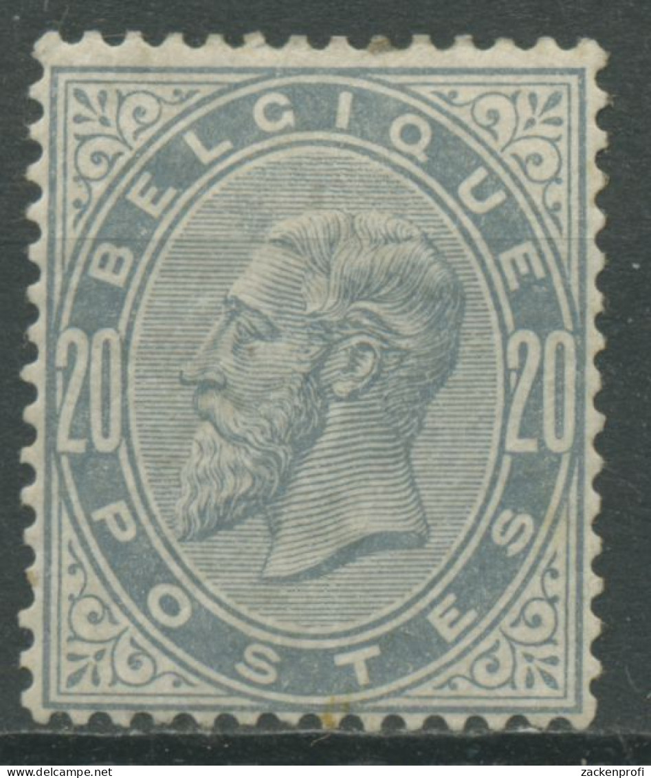 Belgien 1883 König Leopold II. 36 Mit Falz, Kleine Fehler - 1883 Leopold II