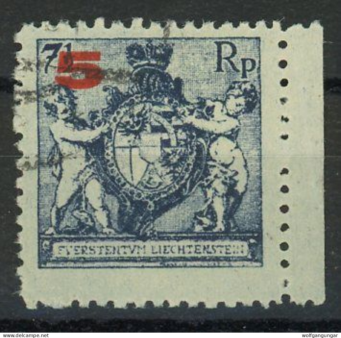 Liechtenstein 1924 Michel Nummer 61B Gestempelt - Gebraucht