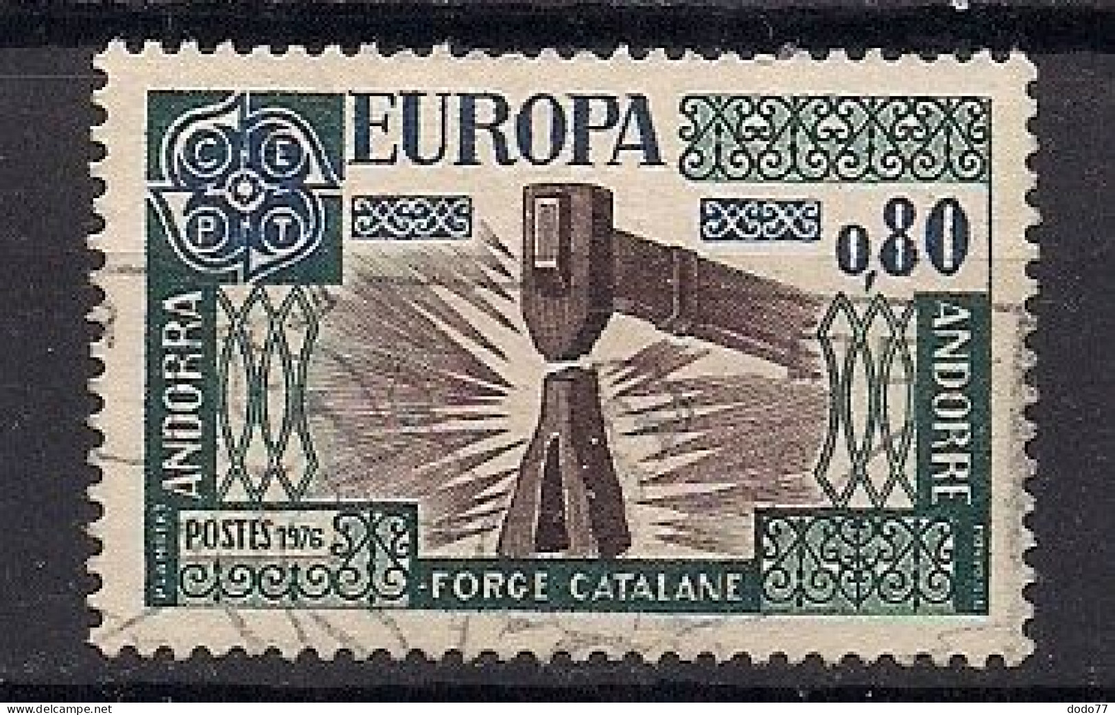 ANDORRE FRANCAIS   EUROPA   N°   253  OBLITERE - Used Stamps