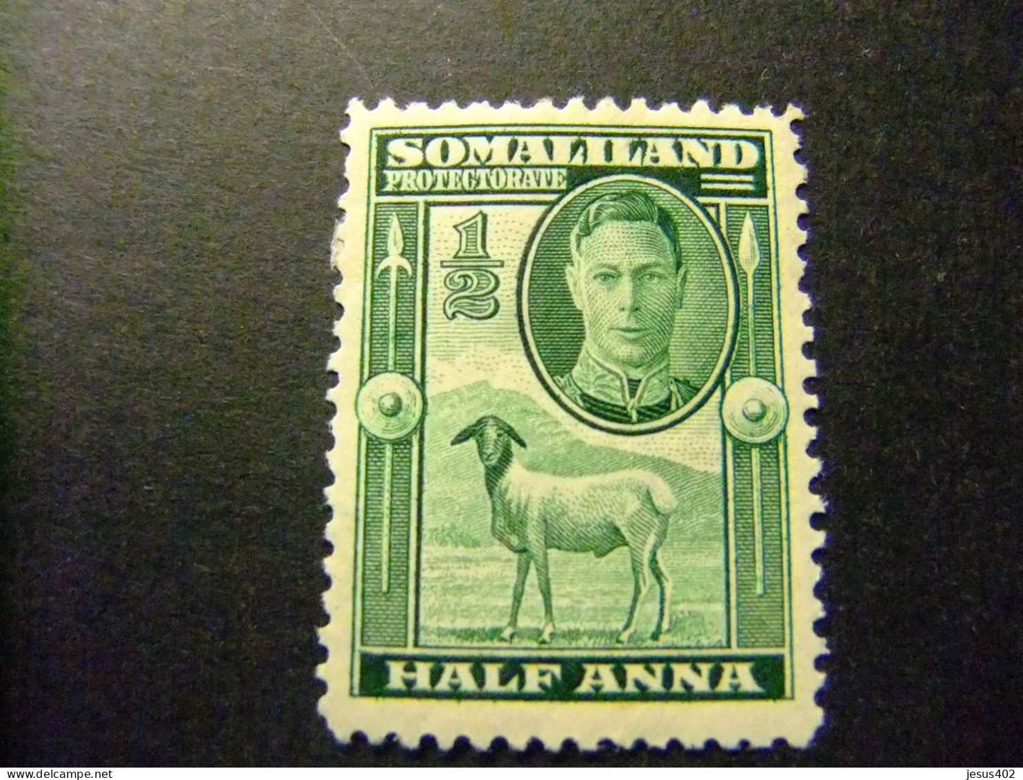 51 SOMALILAND 1942 GEORGE VI YVERT 88 * MH / SG 105 * MH - Somaliland (Herrschaft ...-1959)