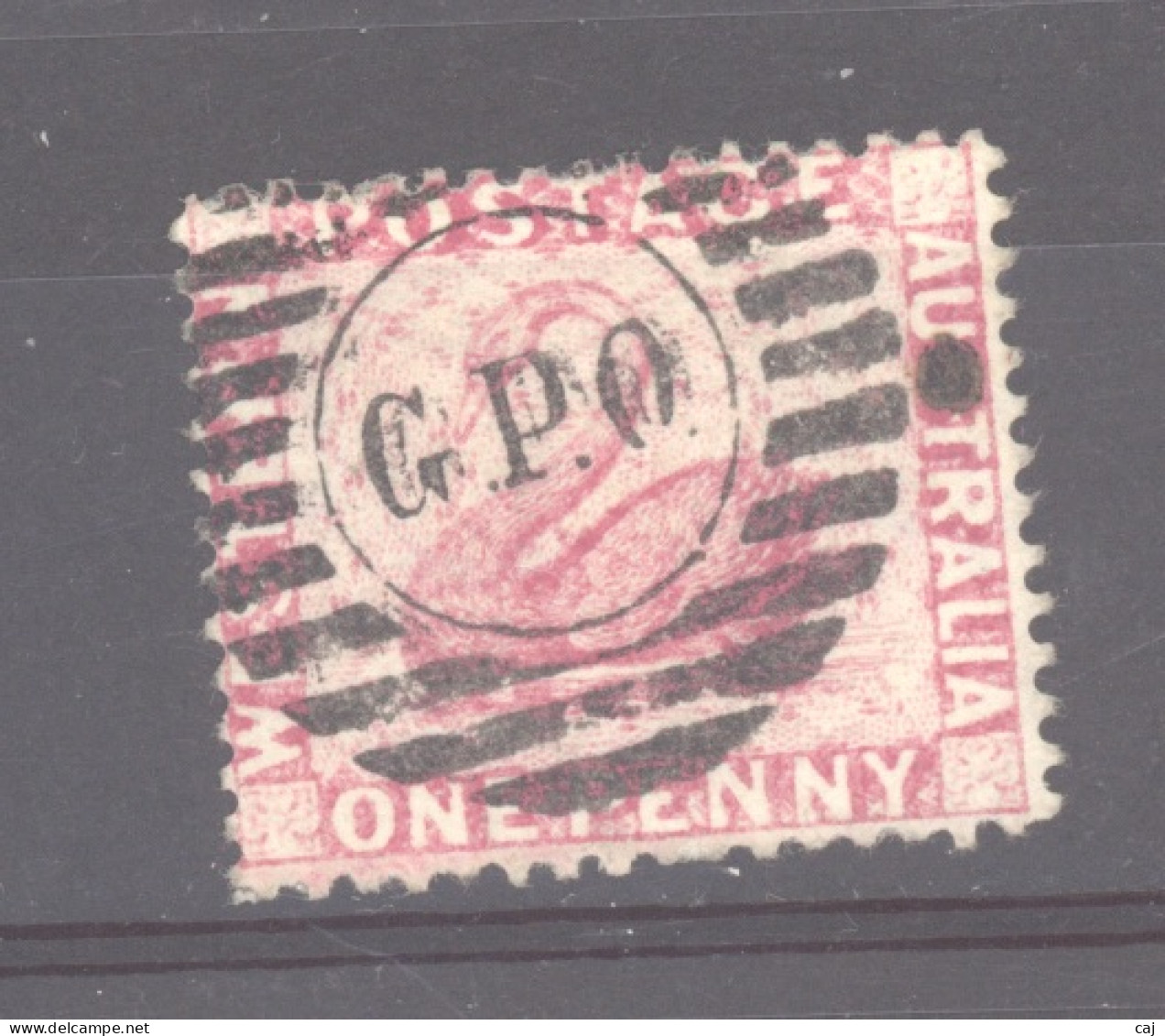 Australie  Occidentale  :  Yv  39  (o)  Filigrane CA  Couché - Used Stamps