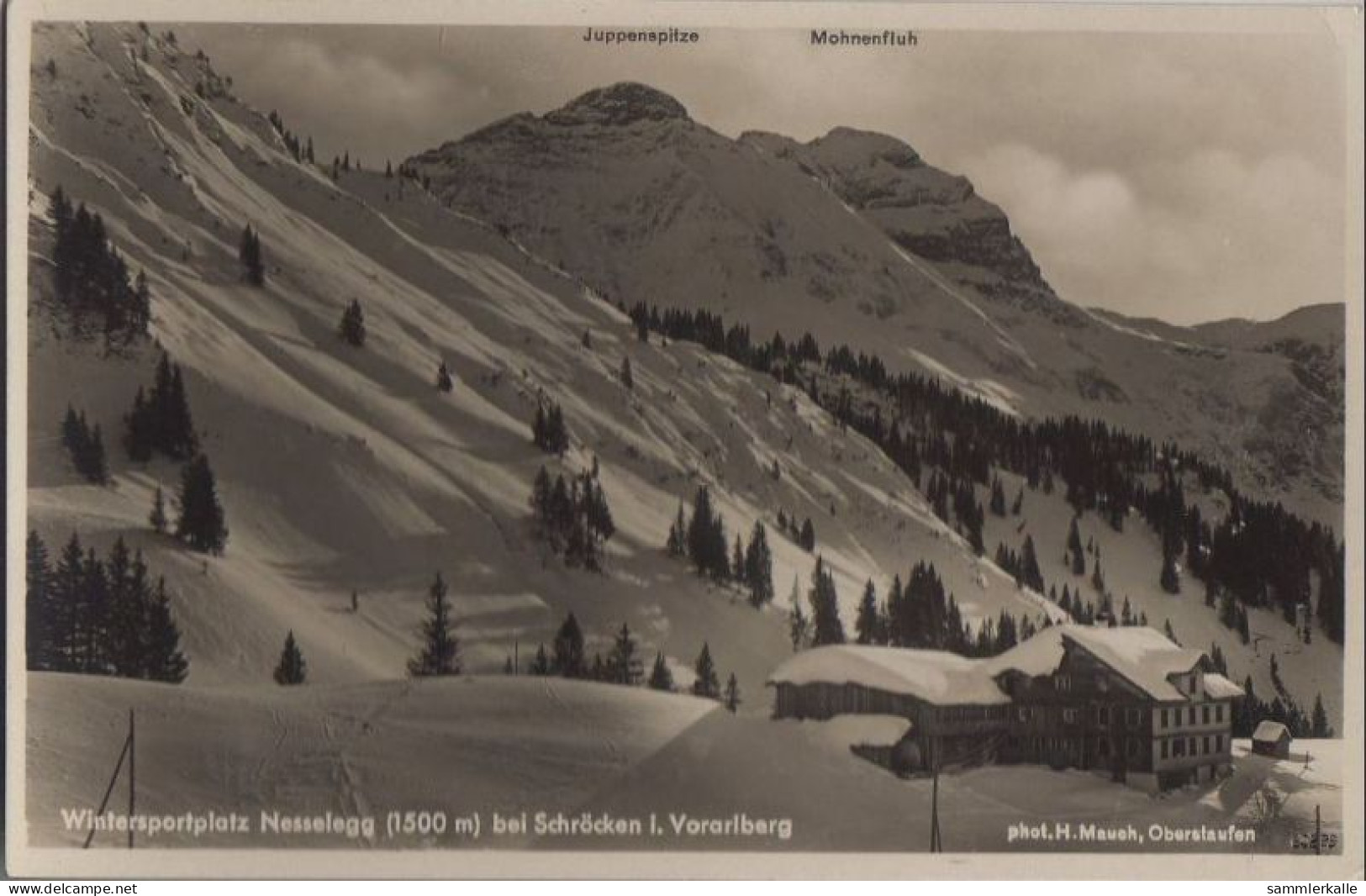 30840 - Österreich - Schröcken - Wintersprotplatz Nesselegg - Ca. 1950 - Schröcken