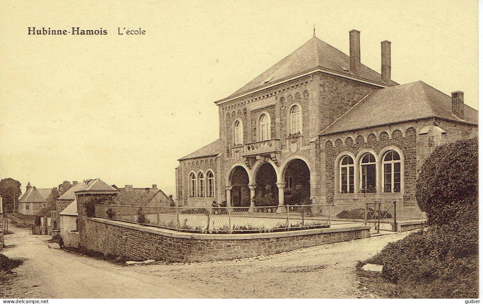 Hubinne Hamois L'ecole  Edit. Tordeur  - Hamois