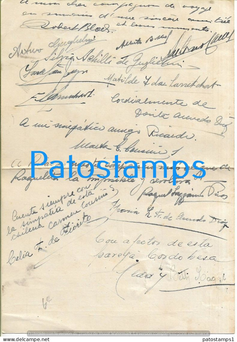 225740 ARGENTINA HOTEL CATARATAS DEL IGUAZU MENU YEAR 1942 NO POSTCARD - Menus