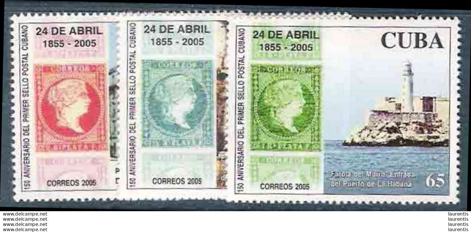 660  Lighthouses - Stamp On Stamps  - Yv 4243-45 MNH - Cb - 2, 50 . - Faros