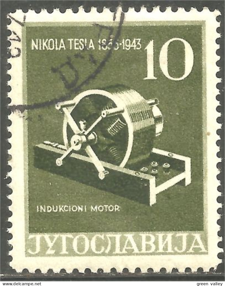 XW01-3182 Yougoslavie Nikola Tesla Induction Motor Engineer Ingénieur Moteur électrique - Elettricità