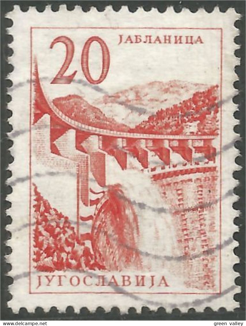XW01-3163 Yougoslavie Jablanica Hydroelectricity Dam Barrage - Elektriciteit