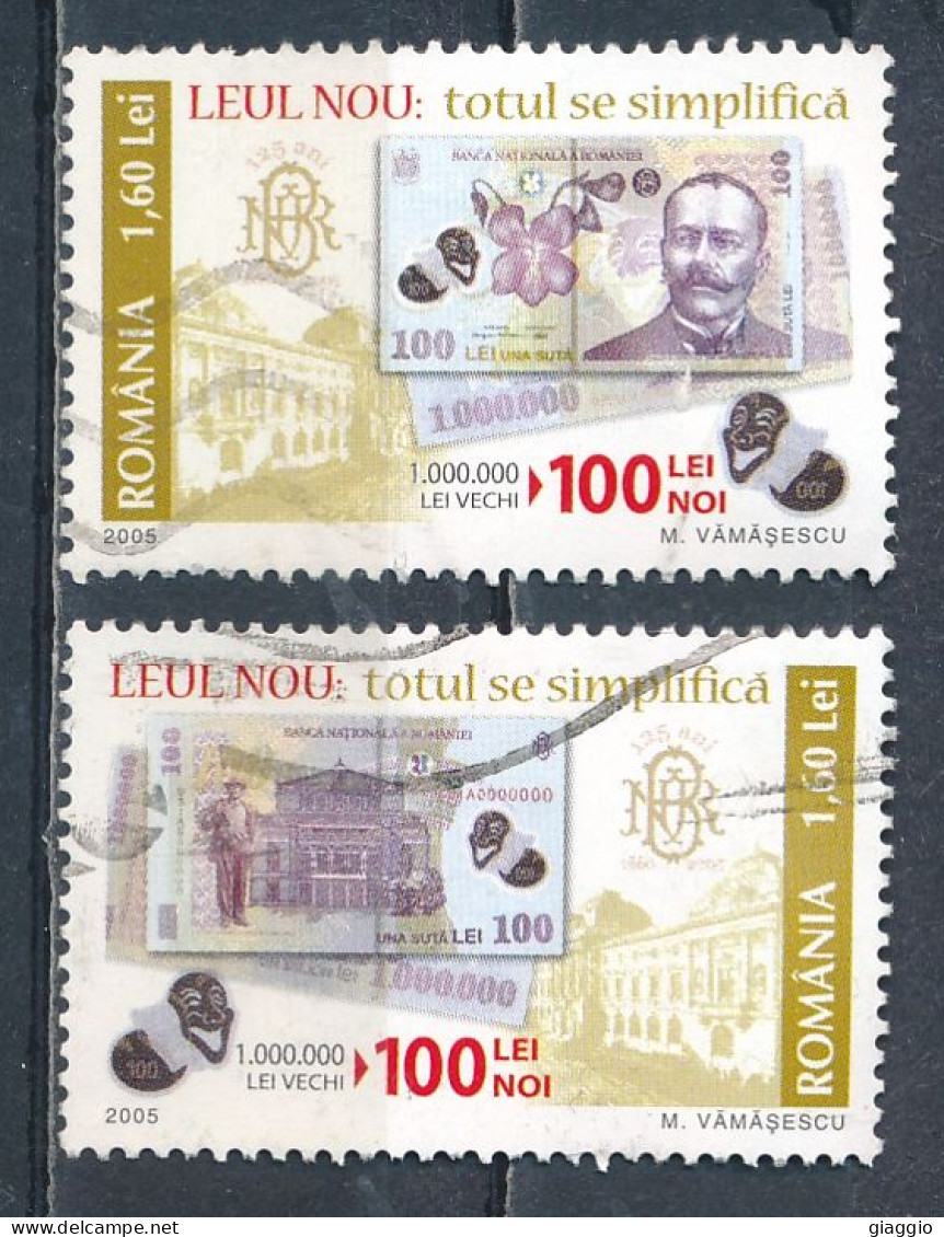 °°° ROMANIA - Y&T N° 4996/97 - 2005 °°° - Used Stamps