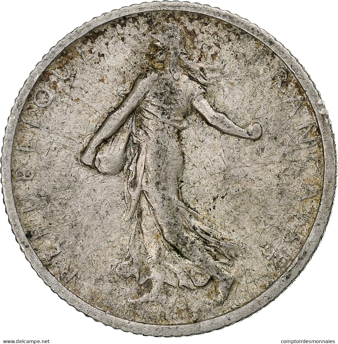 France, Franc, Semeuse, 1915, Paris, Frappe Médaille, Argent, TB+, Gadoury:467 - Abarten Und Kuriositäten