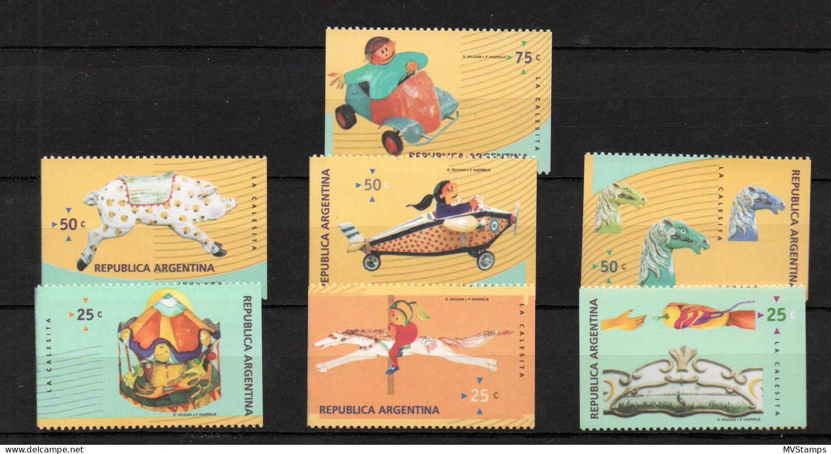 Argentinien 1996 Satz 2320/26 Das Karussell Postfrisch - Unused Stamps