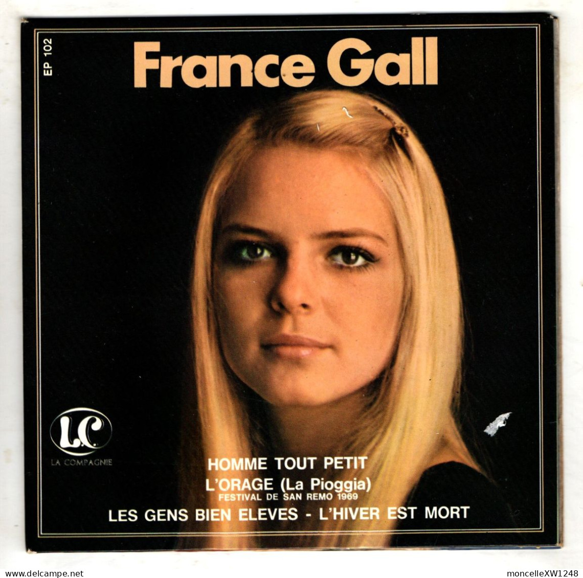 France Gall - 45 T EP Homme Tout Petit (1969) - 45 Toeren - Maxi-Single