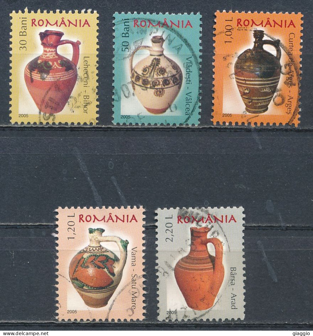 °°° ROMANIA - Y&T N° 5039/43 - 2005 °°° - Used Stamps