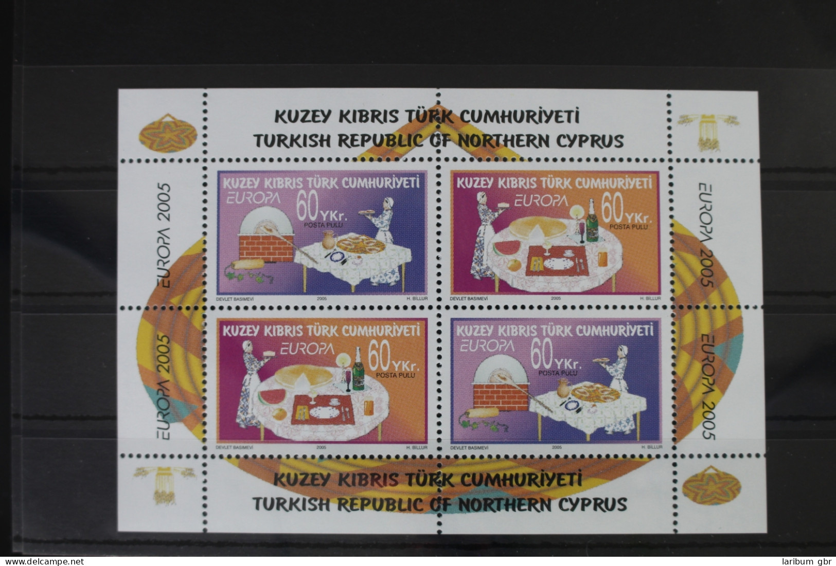Türkisch-Zypern Block 23 Mit 618-619 Postfrisch Europa Gastronomie #VY463 - Used Stamps