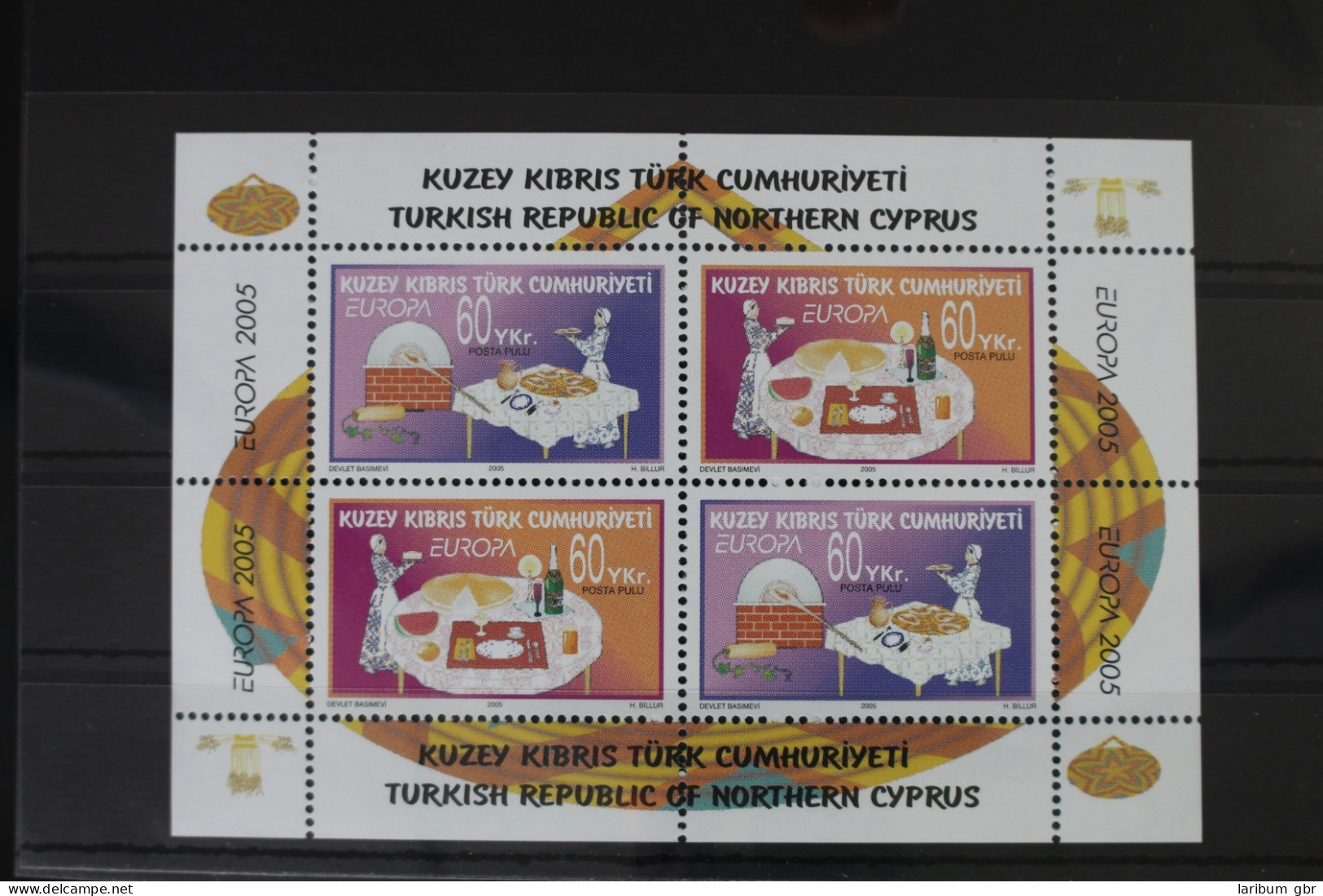 Türkisch-Zypern Block 23 Mit 618-619 Postfrisch Europa Gastronomie #VY462 - Used Stamps