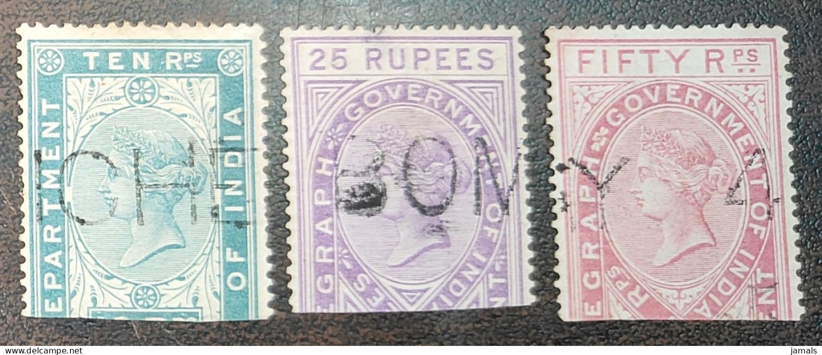 India Queen Victoria Telegraph Used - 1882-1901 Imperium