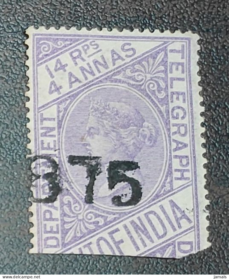 India Queen Victoria Telegraph Used - 1882-1901 Imperium