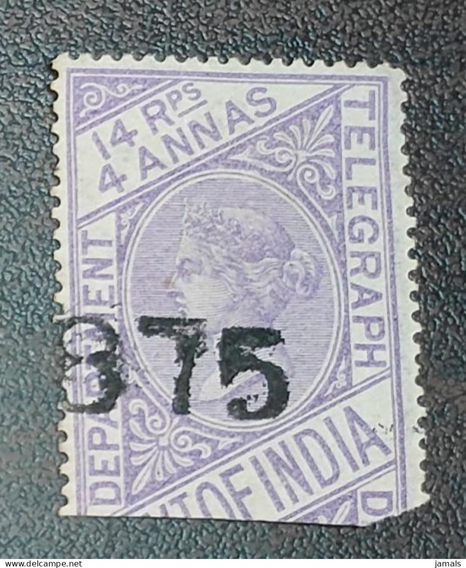 India Queen Victoria Telegraph Used - 1882-1901 Empire