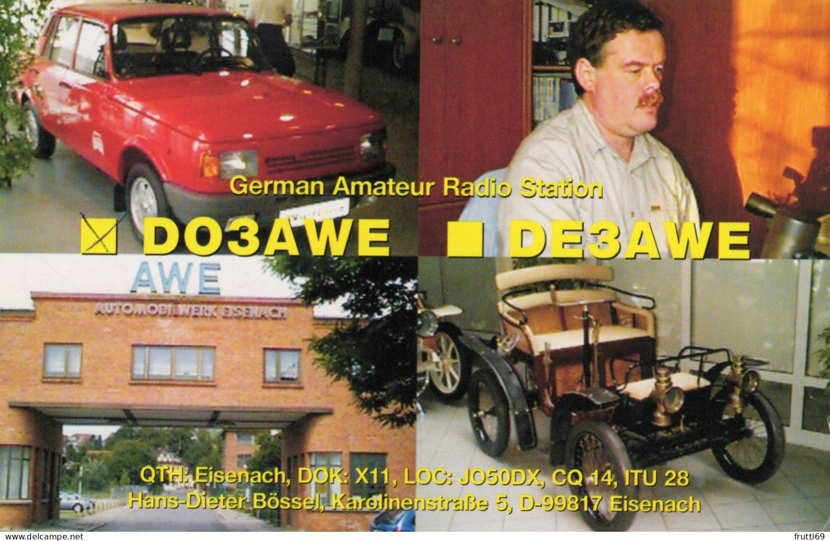 AK 208315 QSL - Germany - Eisenach - Radio