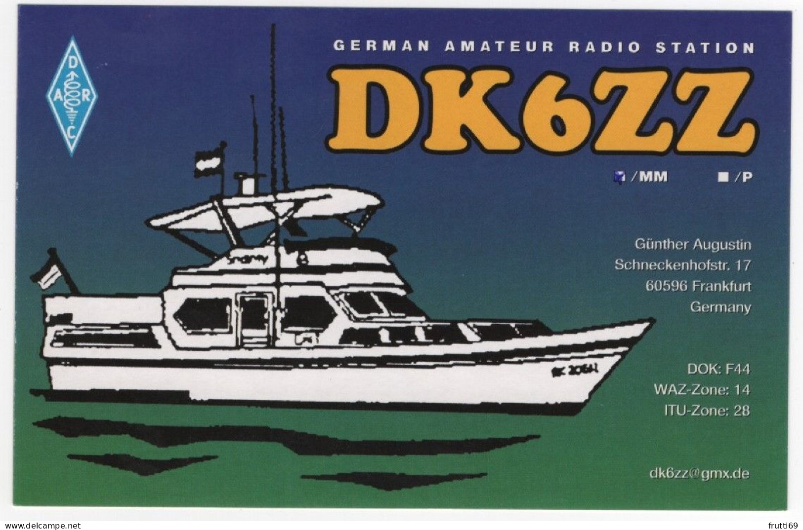 AK 208334 QSL - Germany - Frankfurt - Radio