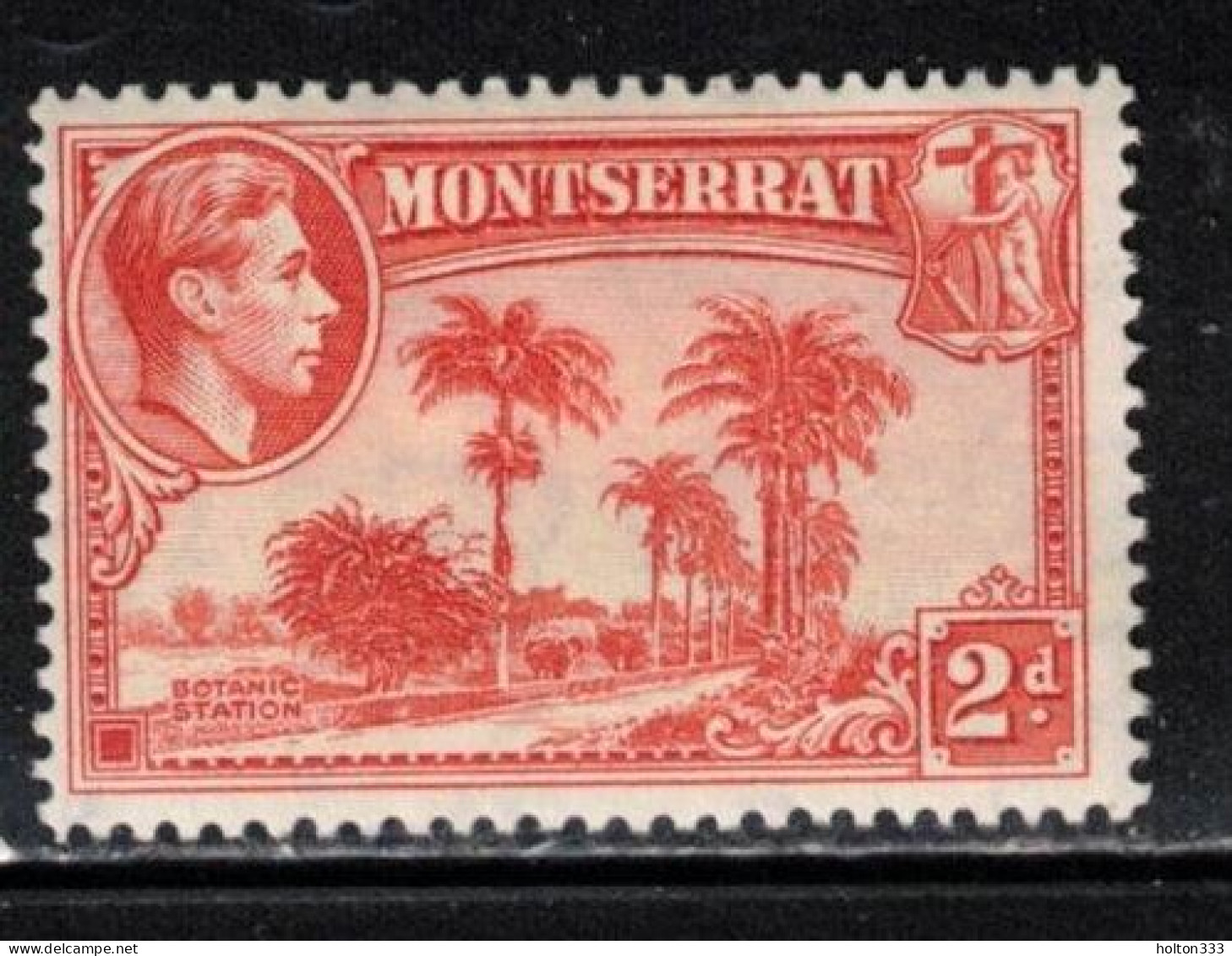 MONTSERRAT Scott # 95a MH - KGVI & Botanic Station - Montserrat