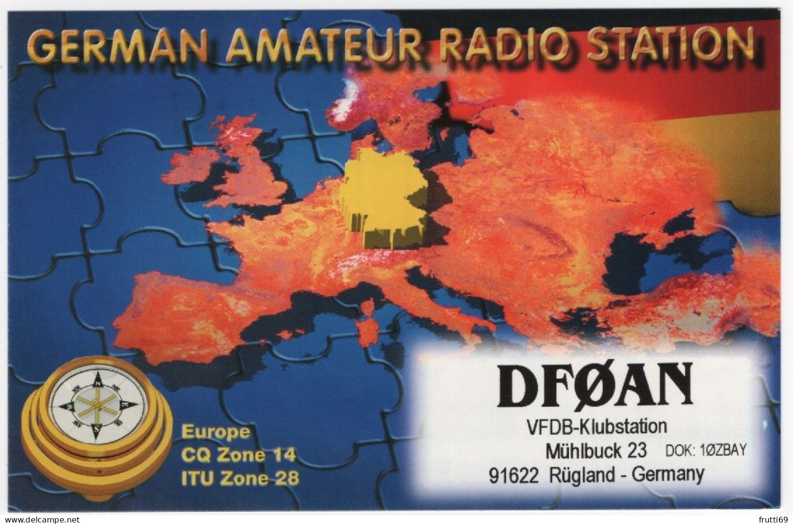 AK 208341 QSL - Germany - Rügland - Radio