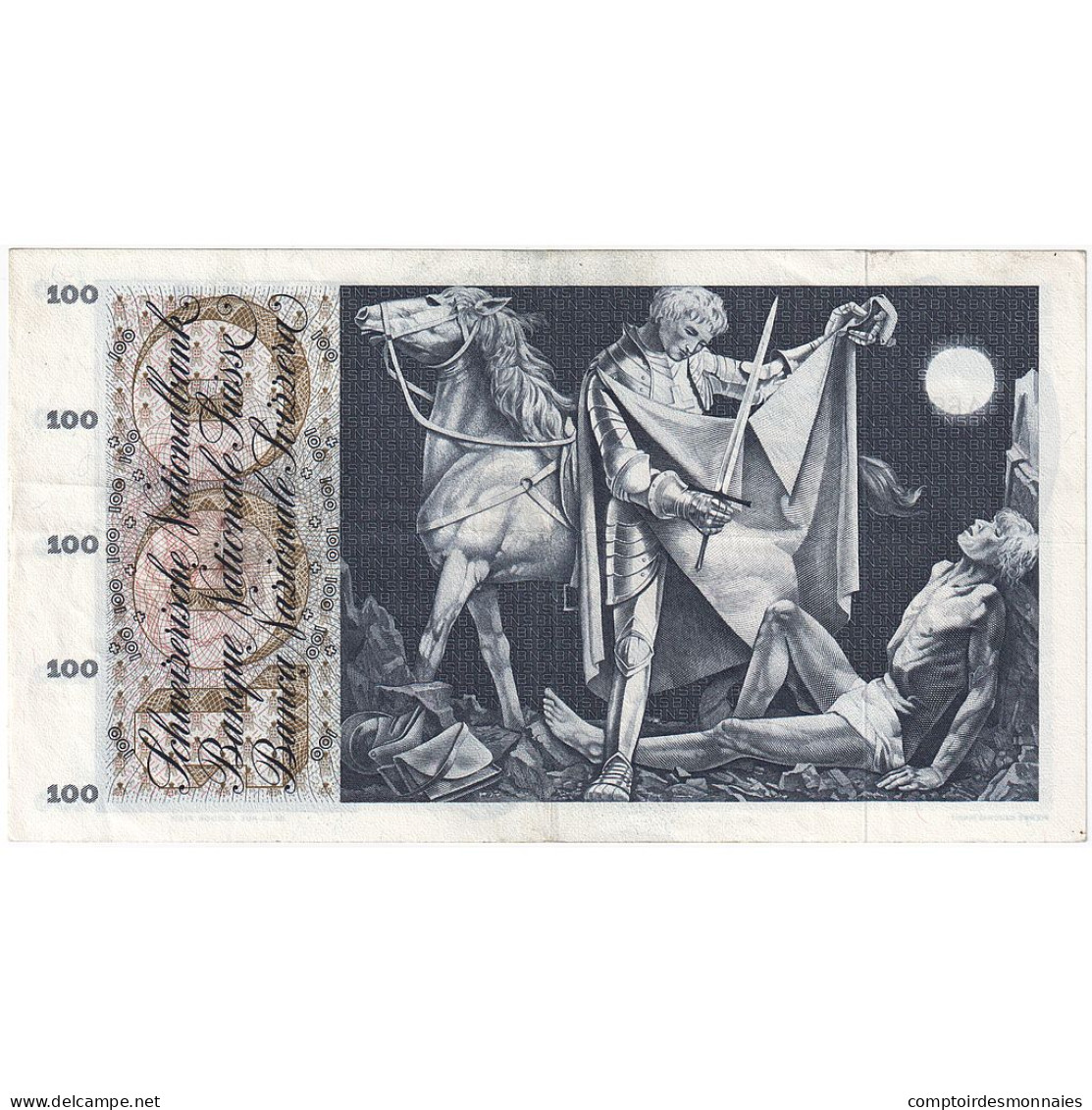 Billet, Suisse, 100 Franken, 1973, 1973-03-07, KM:49o, TTB+ - Svizzera