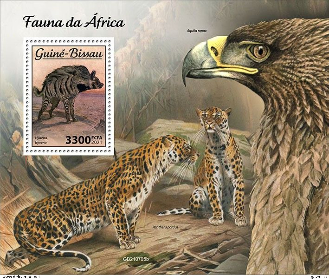 Guinea Bissau 2021, Animals, Eagle, BF - Adler & Greifvögel