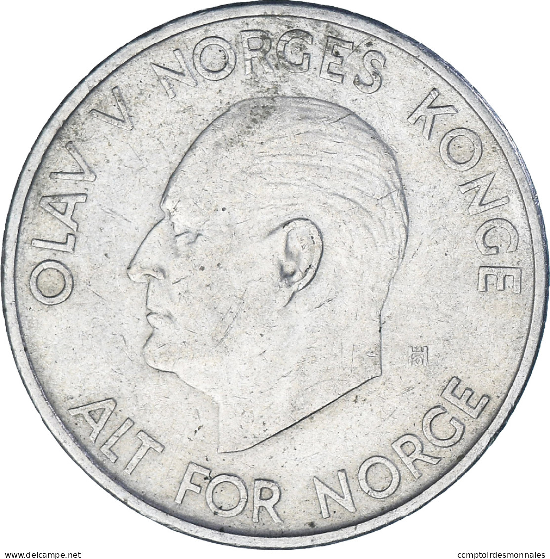 Norvège, 5 Kroner, 1964 - Norvège