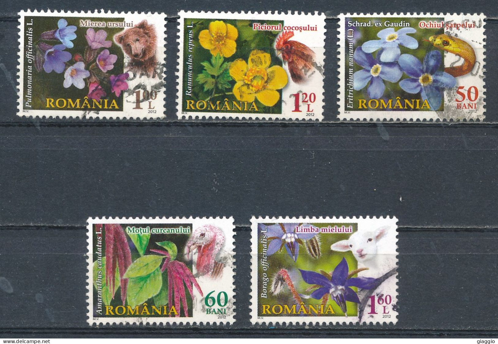 °°° ROMANIA - Y&T N° 5561/63 - 2011 °°° - Used Stamps