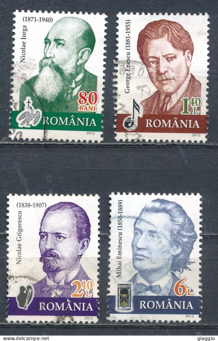 °°° ROMANIA - Y&T N° 5578/84 - 2012 °°° - Oblitérés