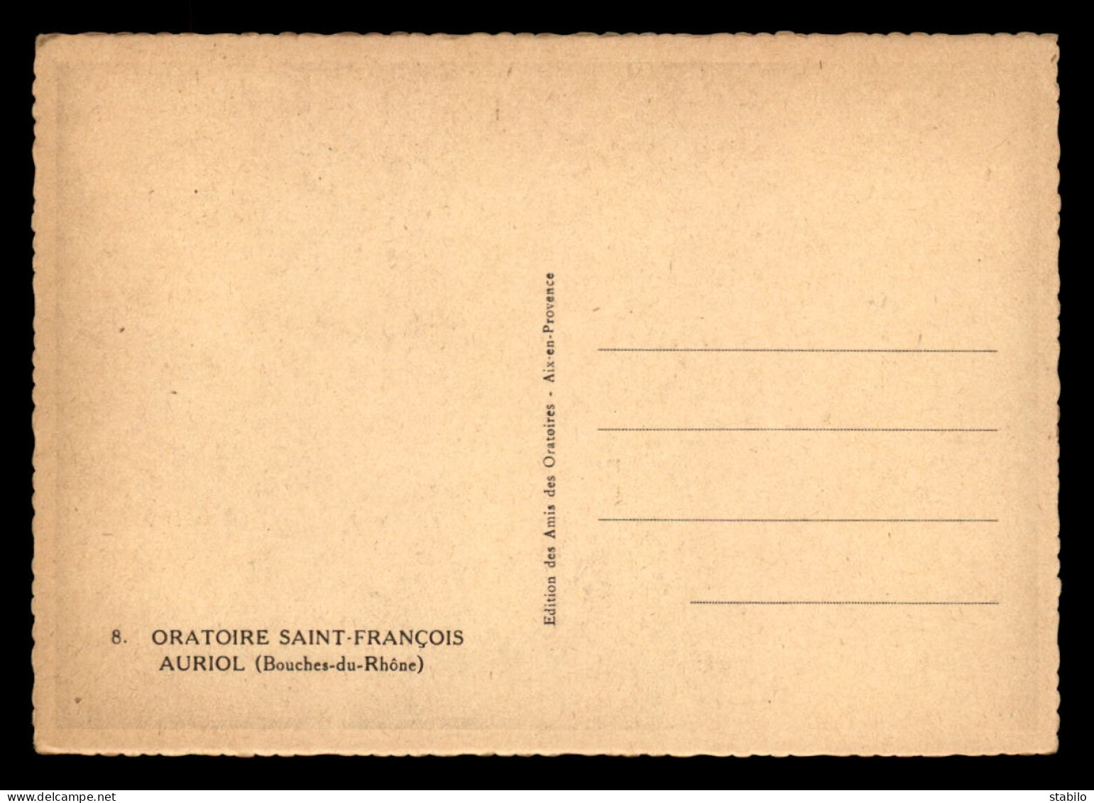 13 - AURIOL - ORATOIRE ST-FRANCOIS - Auriol